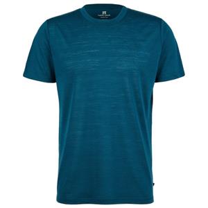 Heber Peak  MerinoMix150 PineconeHe. T-Shirt - Merinoshirt, blauw