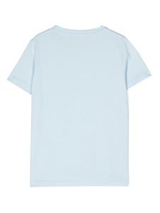 Versace Kids logo-print cotton T-shirt - Blauw