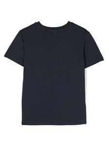 North Sails Kids logo-patch T-shirt - Blauw