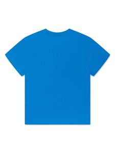 HUGO KIDS logo-print cotton T-shirt - Blauw