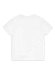 Moschino Kids logo-print cotton T-shirt - Wit