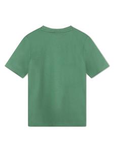 BOSS Kidswear logo-print cotton T-shirt - Groen