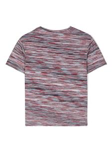 Missoni Kids striped cotton T-shirt - Rood