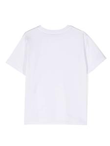 Paolo Pecora Kids logo-print cotton T-shirt - Wit