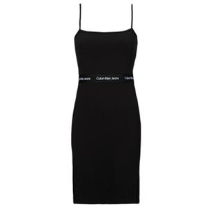 Calvin Klein Jeans Korte Jurk  LOGO ELASTIC STRAPPY DRESS