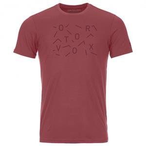 Ortovox  150 Cool Lost TS - Merinoshirt, rood