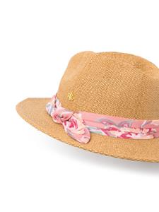 Lauren Ralph Lauren Packable straw fedora hat - Bruin