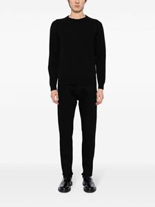 BOSS cotton-virgin wool blend jumper - Zwart