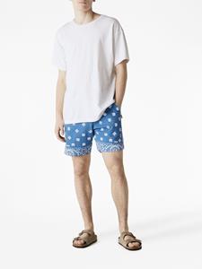 RHUDE Shorts met paisley-print - Blauw