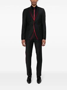 Karl Lagerfeld Sheen slim-cut trousers - Zwart