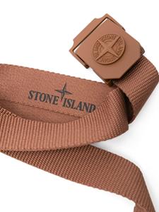 Stone Island Verstelbare riem met Compass-logopatch - Bruin
