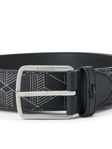 Lacoste logo-engraved belt - Zwart