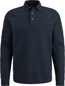 PME LEGEND Poloshirt Long sleeve polo structured pique