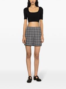 Moncler Tweed shorts - Zwart