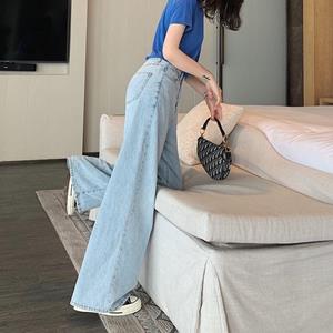 FIVE FIVE Vrouw Jeans Hoge Taille Broek voor Vrouwen Koreaanse Mode Wijde Pijp Pant Vrouwen Denim Shorts Jean