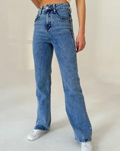 Issa Plus lichtblauwe jeans met rechte pasvorm