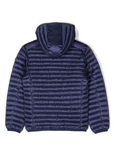 Save The Duck Kids hooded padded jacket - Blauw