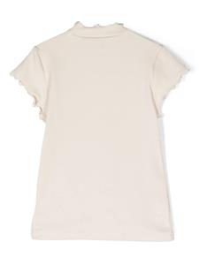 Donsje Ribgebreid T-shirt - Beige