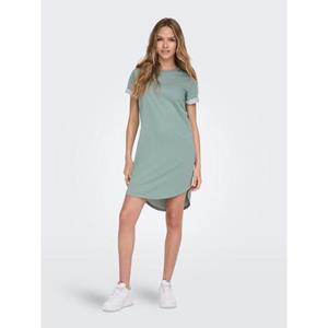 JACQUELINE de YONG Shirtkleid Lockeres Kleid Shirtkleid JDYIVY Rundhals Midi Dress Tunika (lang, 1-tlg) 3606 in Grün-3
