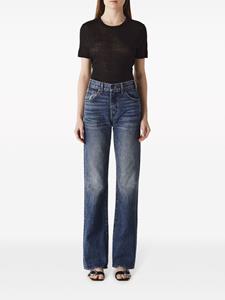 Nili Lotan Joan straight-leg cotton jeans - Blauw