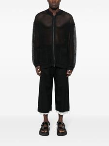 Yohji Yamamoto Gehaakte sweater - Zwart