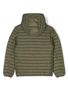 Save The Duck Kids hooded padded jacket - Groen