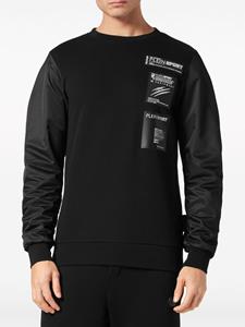 Plein Sport Sweater met logopatch - Zwart