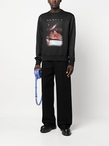 Lanvin Sweater met print - Zwart