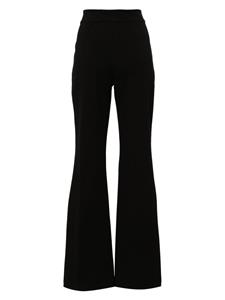 DKNY high-waist bootcut trousers - Zwart