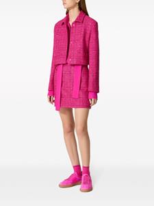Valentino Garavani tweed A-line miniskirt - Roze