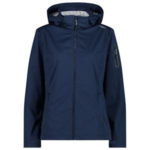 CMP  Women's Light Softshell Jacket Zip Hood - Softshelljack, blauw