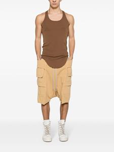 Rick Owens DRKSHDW Shorts met verlaagd kruis - Geel