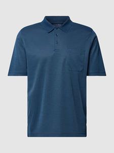 Christian Berg Men Regular fit poloshirt met borstzak