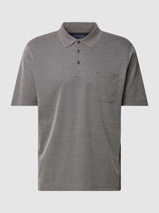 Christian Berg Men Regular fit poloshirt met borstzak