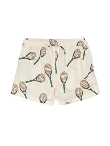 Mini Rodini Lyocell shorts met print - Beige