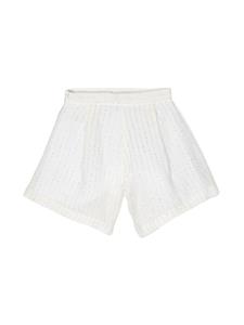 Missoni Kids sequin-embellished flared shorts - Beige