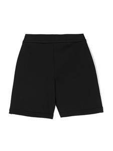 Moncler Enfant Katoenen shorts met logo-applicatie - Zwart