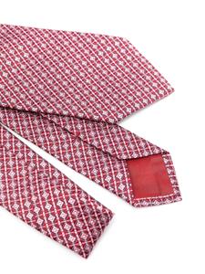 Brioni Zijden stropdas met print - Roze