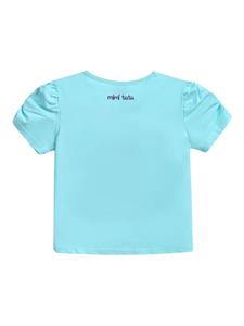 Mimi Tutu T-shirt met puppy applicatie - Blauw