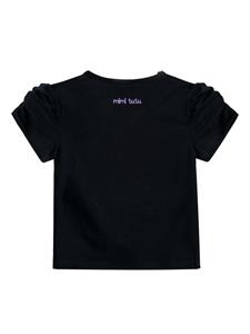 Mimi Tutu T-shirt met beerapplicatie - Zwart