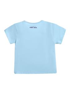 Mimi Tutu T-shirt met zwaan applicatie - Blauw