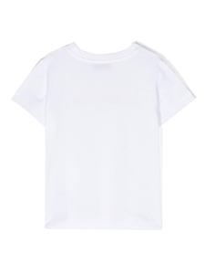 Missoni Kids T-shirt met geborduurd logo - Wit