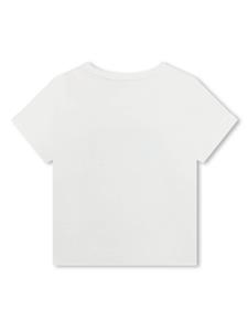 Michael Kors Kids Katoenen T-shirt met logoprint - Wit