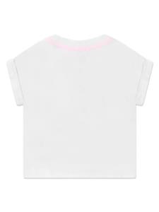 Billieblush graphic-print cotton T-shirt - Wit