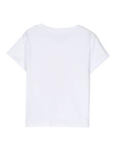 Billieblush Katoenen T-shirt met logoprint - Wit