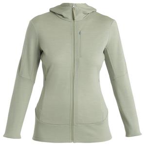 Icebreaker  Women's Merino 260 Quantum IV L/S Zip Hoodie - Merinohoodie, grijs