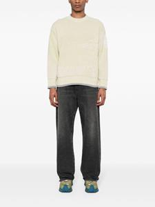 Stone Island Compass-logo knitted jumper - Geel
