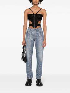 Versace Jeans Couture Mis waist skinny jeans - Blauw