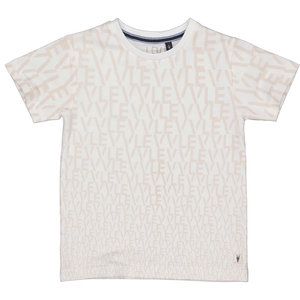 LEVV-collectie T-shirt Mark (aop white text)