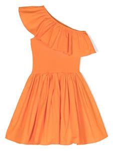 Molo Geruite jurk - Oranje